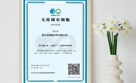 Zhejiang Guanhao Functional Material Co., Ltd. palkittiin 